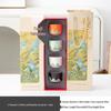 Shangqi Qianli Jiangshan Hand-Painted Ceramic Tea Cup Gift Set