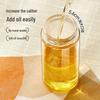Lightweight Simple Oil Pot with Handle – Detachable, Easy-to-Clean, Automatic Open/Close Kitchen Sauce Bottle