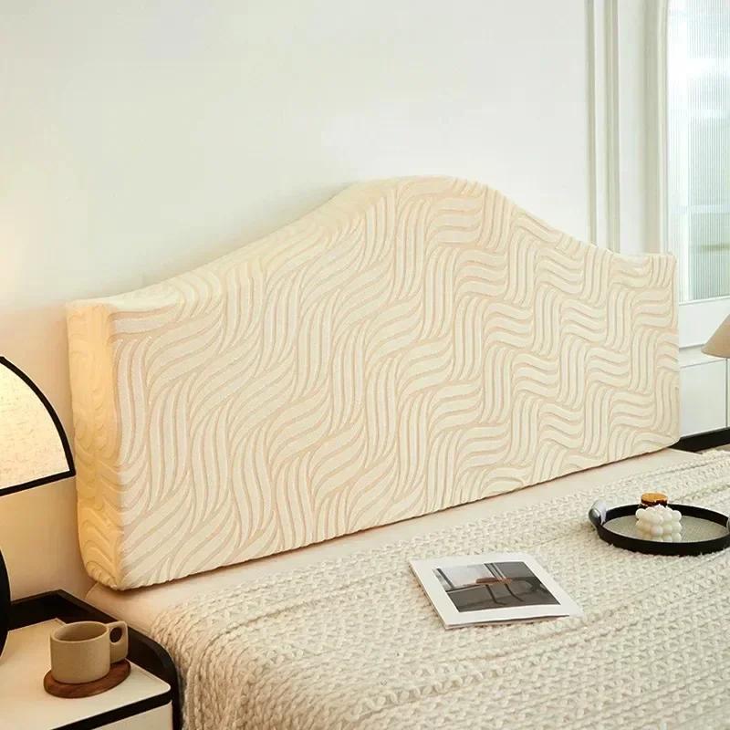 120/150/180/200/220cm Full-inclusive Bedhead Cover Solid Color Bedside Backrest Protection Headboard Dust Cover Bedroom Decor