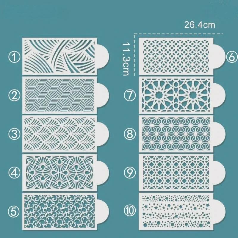 

Сетка для помадки, штампы для торта, трафареты, тиснение, инструмент для украшения, пластиковая распылительная форма, свадебное печенье, шоколадный рисунок, живопись number 01