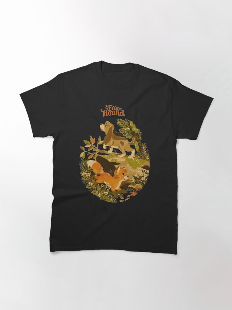The Animals Cartoon fox and hound cute merch Classic T-Shirt