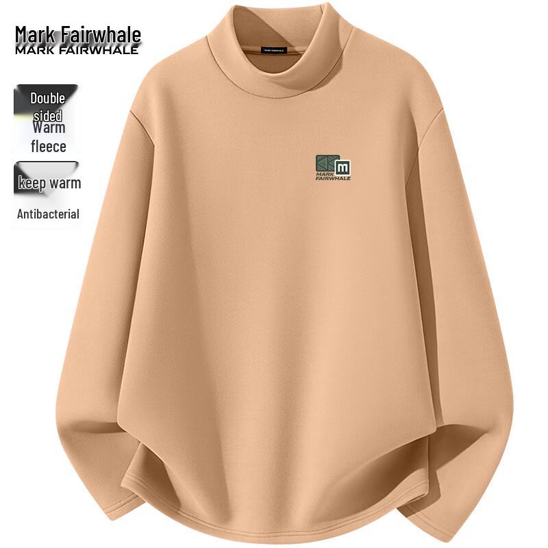 Mark Fairwhale Men s Double-Sided Velvet Thermal Long Sleeve T-Shirt 3XL