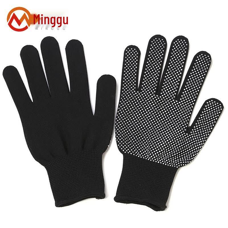 Minggu Nylon Dotted Work Gloves