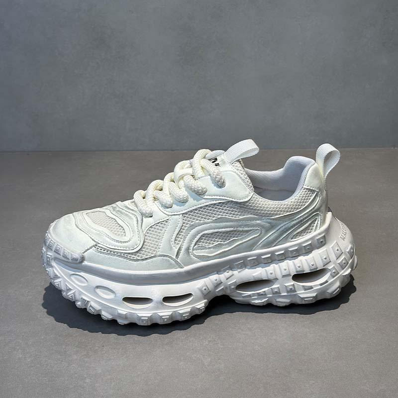Retro Polished Dad Shoes New Comfortable Breathable Mesh Casual Dl
