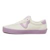 Vans Sports Low Top Skateboard Shoes Unisex White Purple Sneakers VN000CQRD45