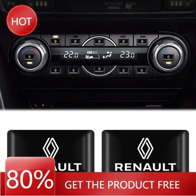 2026 Het För Renault Navkapslar 10st Bilstyling 3D Liten Emblem Märke Dekaler För Renault DACIA Scenic Loguna Twingo Symbol Flu