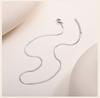 Silver-Color Snake Chain Choker Necklace Women, Tarnish-resistant Stainless Steel Chain Herringbone Necklace Minimalist Jewelry