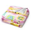 Princess Peach Star Fleece Throw Blanket Super Marioo Blanket for Home Office Super Warm Bed Rug