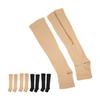 Nylon Compression Stockings Zipper Design Promote Blood Circulation Open Toe Compression Stockings