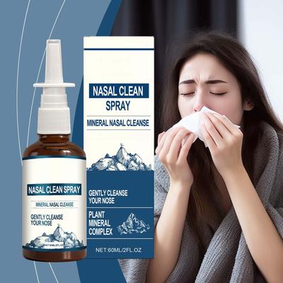 Nasal Cleaning Spray Relieving Nasal Cavity Congestion Soothing Mucosa Removing Pollution Mild Formula Nourishing Nose Care Tool