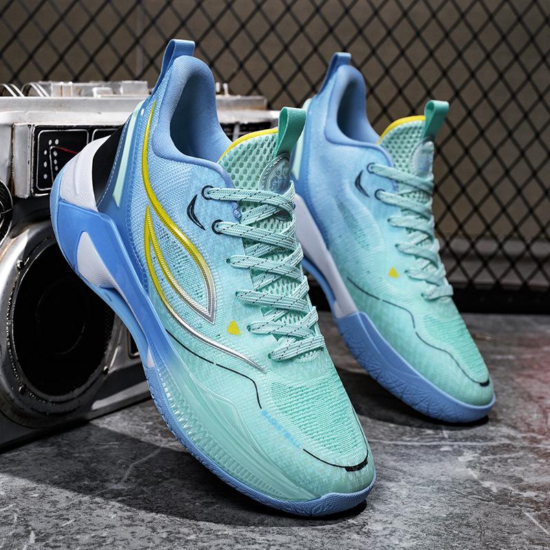 

Баскетбольные кроссовки весна и лето новые нескользящие, износостойкие и амортизирующие низкие для реальной игры профессиональная спортивная обувь мужская студенческая c 36