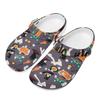 Printed EVA Clogs Women Men Lightweight Breathable Slip On Garden Shoes Beach Pool Bathroom Home Summer Sandals Daily Wear