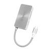 Hub Adam Elements USB Tipo-C com 2 PortasCarregamento PDLeitor de Cartões AAPADHPDC501SL