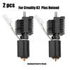 Juupine Geco K2 Plus Bauplatte Für Creality K2 Plus Hotend Kit Schnellwechseldüse Für K2Plus 370x370 PEI Bauplatte Für K2Plus