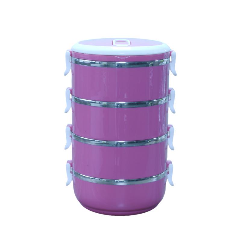 Doppelschichtige isolierte Edelstahl-Bento-Lunchbox für Studenten und Büroangestellte