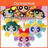 Adorable Blossom Powerpuff Girls Plush Keychain Cute Cartoon Flower Shaped Gift 12cm