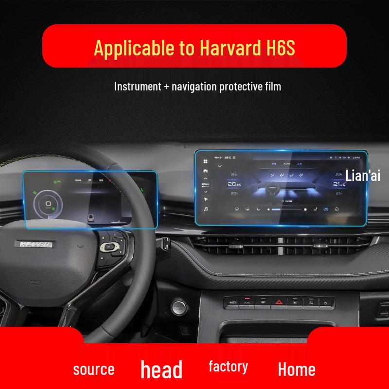 Tempered Film for Haval H6 2nd/3rd Gen: Navigation & Console Protection (25 Models)