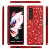 The new model is suitable for Samsung zfold7 mobile phone case electroplating glitter sticker zfold6 anti-drop folding screen protective case z3.