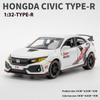 Maßstab 1/32 Honda Civic Type-R Super Modified Sportwagen Legierung Metall Diecast Modellauto Sammlung Modell Ornamente Geschenke für Freund