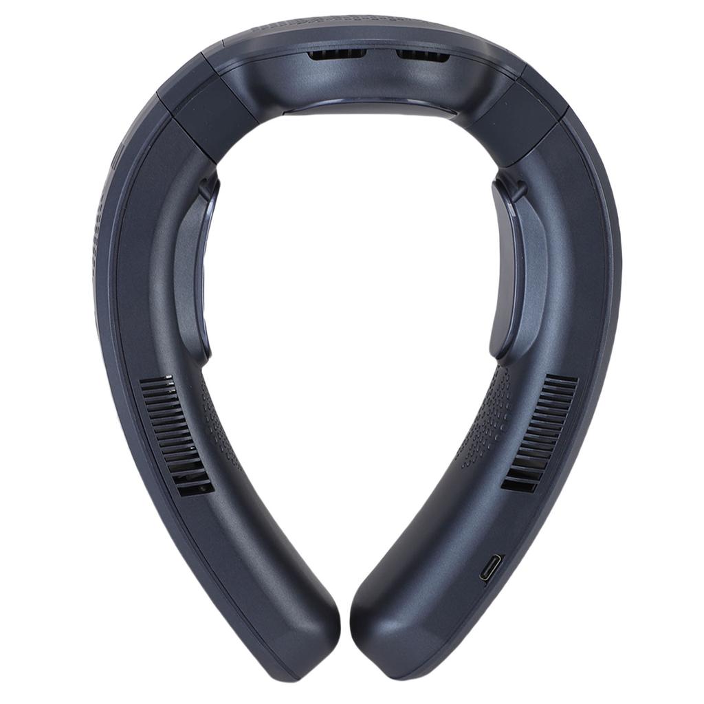 Neck Fan Semiconductor Heating Cooling Double Use Portable Quiet 3 Speeds Wearable Fan for Travel Beach Cycling Camping