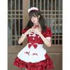 Cosplay Soft Girl Maid Dress Pure Cute Pink Maid Uniform Suit Role Play Skirt