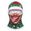 Novelty Old Man Print 3D Full Face Ski, Windproof Winter, Sunglasses Not Included