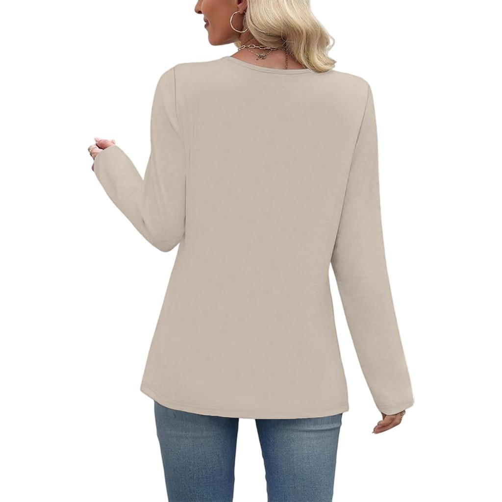 Women's Fashionable Long Sleeve Elegant Commuting And Casual Top