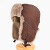Winter Warm Fleece Lined Beanie Hat Men Women Outdoor Cycling Ear Protection Cap Solid Color Pilot Style