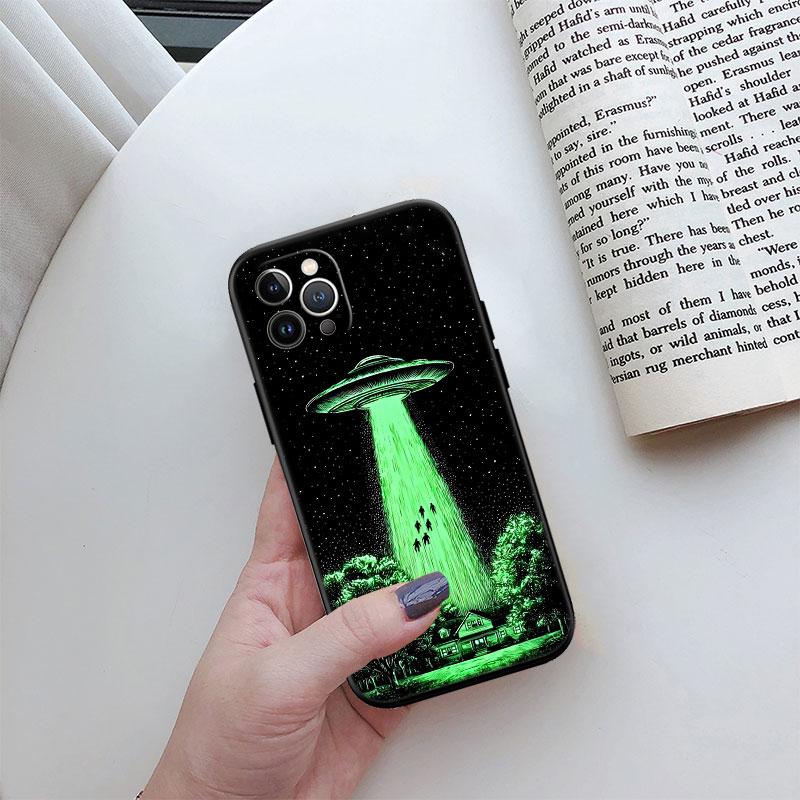 Astronaut Space Alien UFO New High-End Cover Phone Case for iPhone SE XS XR 17 16E 12 11 Pro Max Mini Air