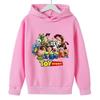 Adorable Toy Story Characters Light Purple Hoodie for Kids – Energetic Spring & Autumn Cartoon Jacket