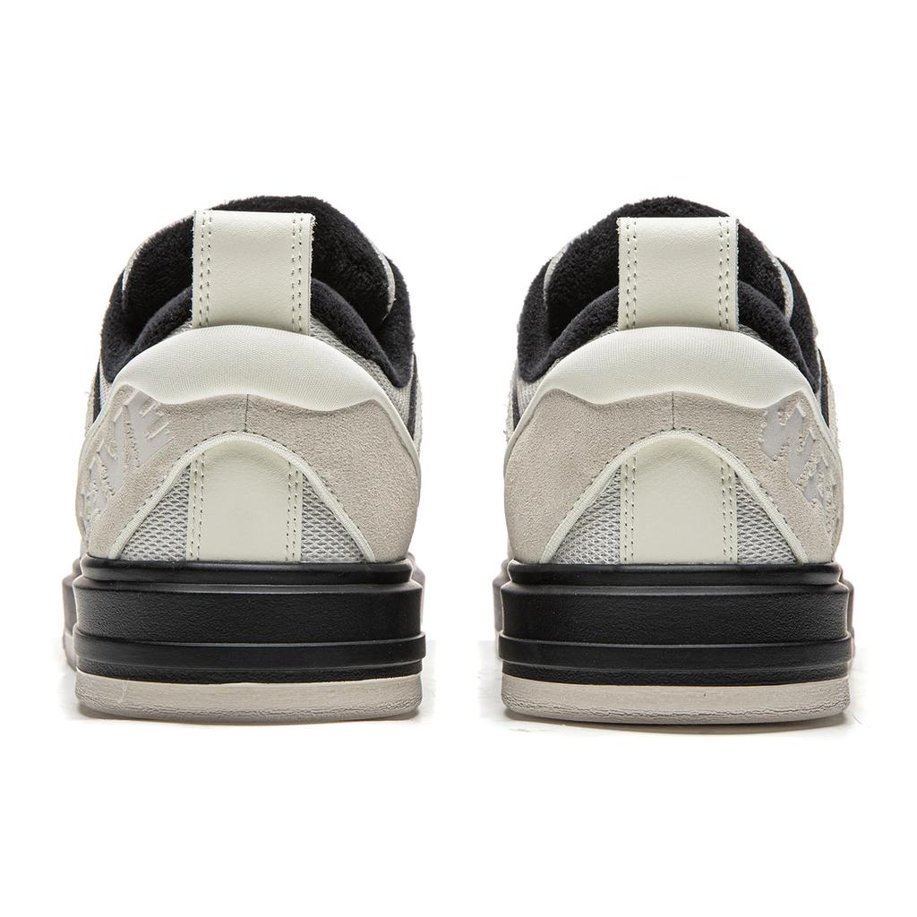 Li Ning Classic Versatile Fleece Lined Warm Wear Resistant Non Slip Mid Top Skate Shoes Men Skate Shoes AECV029-3