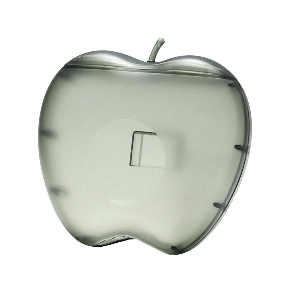 Wall-mounted Cling Film Sleeve Boxes Extractable Apple-shaped Cling Film Dispenser Punch Free Practical for Kitchen Bathroom