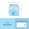 Compact Cartoon Electric Desk Fan for Student Dorms and Bedrooms