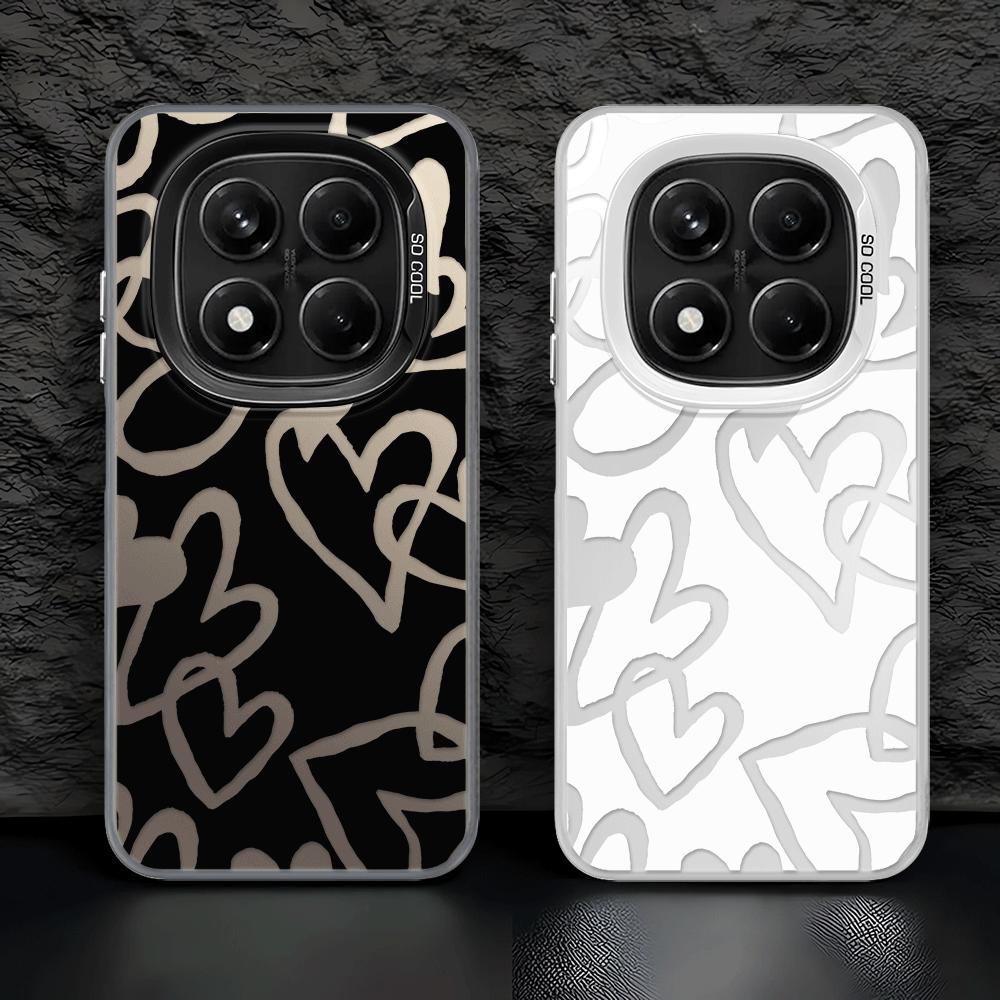Creative Love Art Case for Xiaomi Redmi Note 14 A1 14C 12C Note 13 12 Pro Plus 10 A2 12 11 Pro 13C Phone Cover