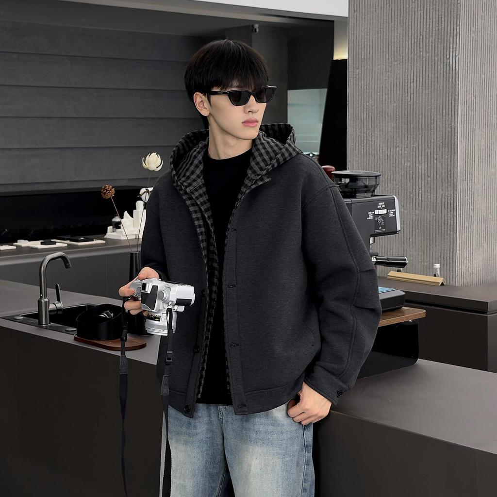 2026 Autumn/Winter Unisex Loose Hooded Jacket – American Niche Design, High Quality, Comfortable and Casual.