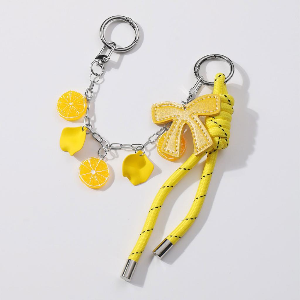 Cute Bowknot Bag Chain Aesthetic Pompoms Tassels Handbag Pendant Charm for Crossbody Bag Backpack And Purse Decoration