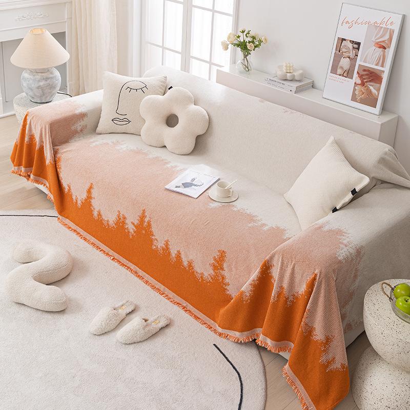 

Чехол для дивана Four Seasons Universal Chenille Tassel Anti Cat Claw, чехол в скандинавском стиле Ins, полотенце для дивана, комплект полотенец, полный чехол 180*130cm