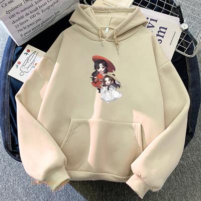 Heaven Official Blessing Tian Guan Ci Fu TGCF Felpa con Cappuccio Anime Estetica Girocollo Manica Lunga Felpa Autunno Inverno