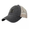 Egyptian Goddess Bastet Art of Ancient Egypt Black Cute Funny Cat Vintage Myth Retro Pharaonic Cowboy Mesh Baseball Cap