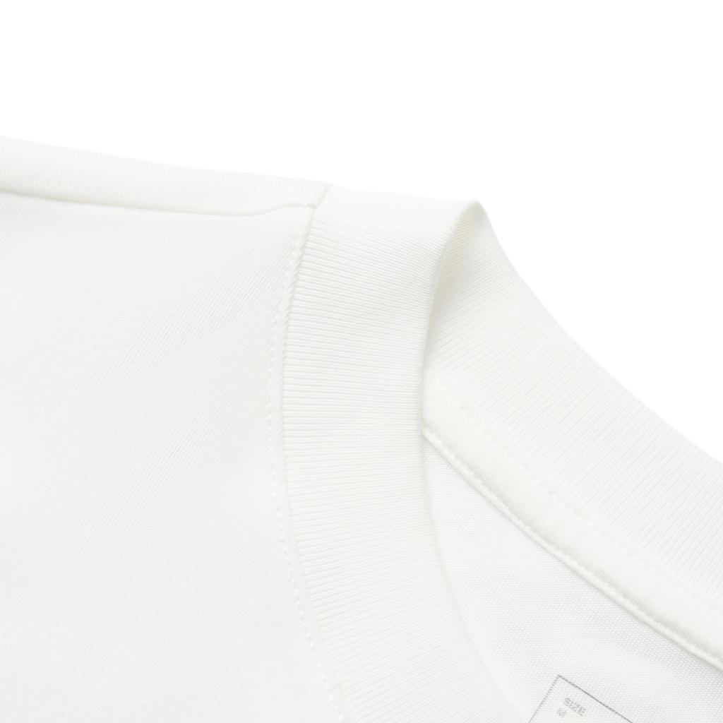 Li Ning Sports Trend Series Simple Casual Solid Color Round Neck Pullover Short Sleeve T-Shirt Women Tops Off-White AHSV186-1