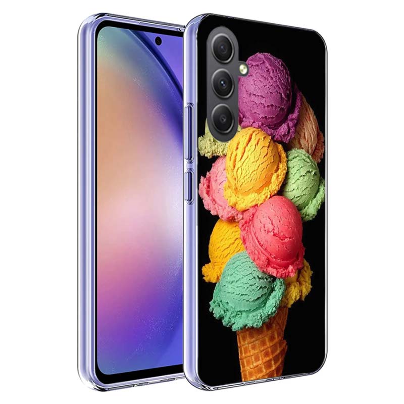 Colorful Ice Cream and Popsicles Phone Case for Samsung A17 A37 A57 A07 A16 A26 A36 A56 A06 A02S A12 A22 A32 A52S A04S A14 A24 A