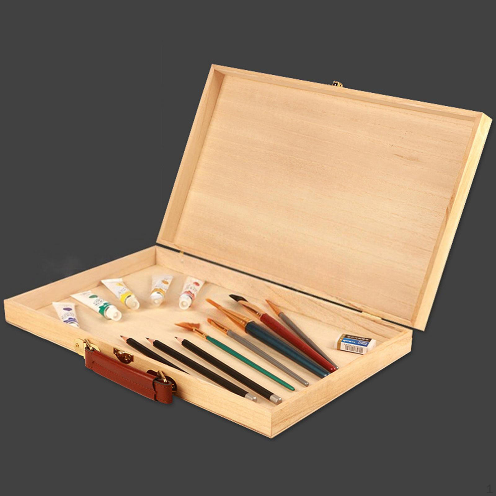 

Art Supply Organizer Storage Box Gift Portable Supplies Lightweight Paint Brush Pastel Compact