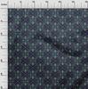 oneOone Cotton Poplin Fabric Damask|Leaves & Floral Block Printed Craft Fabric BTY 42 Inch