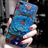 For Google Pixel 3 / Pixel 4 / Pixel 5 Case 3D Flower Relief Silicone Emboss Back Covers for Google Pixel 5 Cases Soft Cartoon