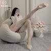 Sex Underwear One-piece Suspender Socks Lace Over Knee Stockings Pure Desire One-piece Suspender Stockings Women's Stockings