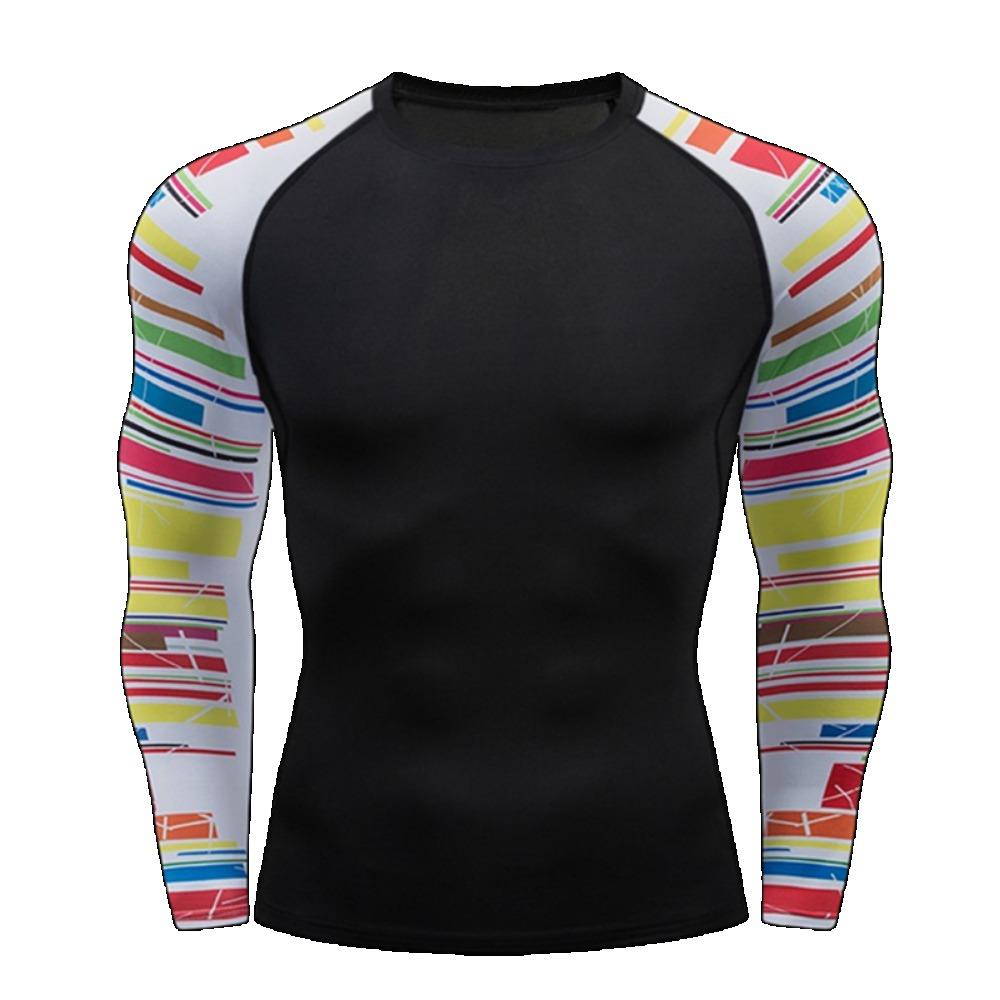 MMA T-shirt Men's Rashguard Long Sleeve Muay Thai T-shirts Gi BJJ Jiu Jitsu MMA Compression Shirt Fitness Gym Boxing Jerseys
