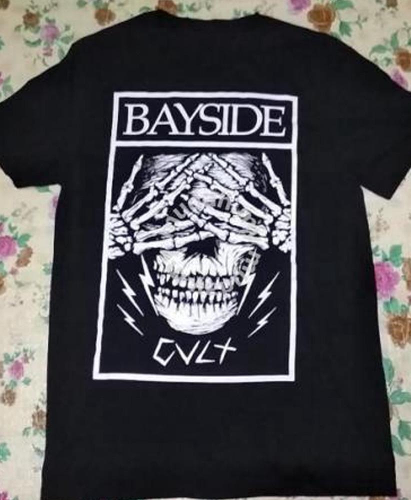 HOT NEW Bayside band black T-shiRT uNISEX aLL SIZES s TO 345xL ta4936 Unisex T-Shirt M