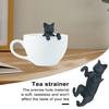 Silicone Gatto Infusore per il Tè Preparazione Senza Problemi Lavabile in Lavastoviglie Carino Portatile Sfuso Foglia Colino da Tè Teiera Accessori Da Cucina