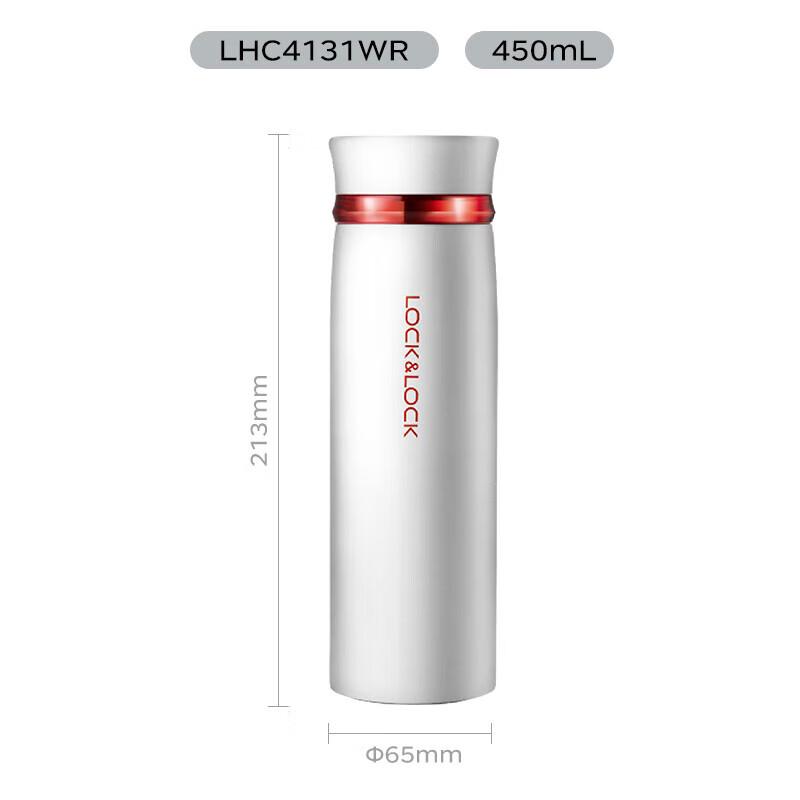 LocknLock Feit 450ml Lightweight Insulated Water Bottle