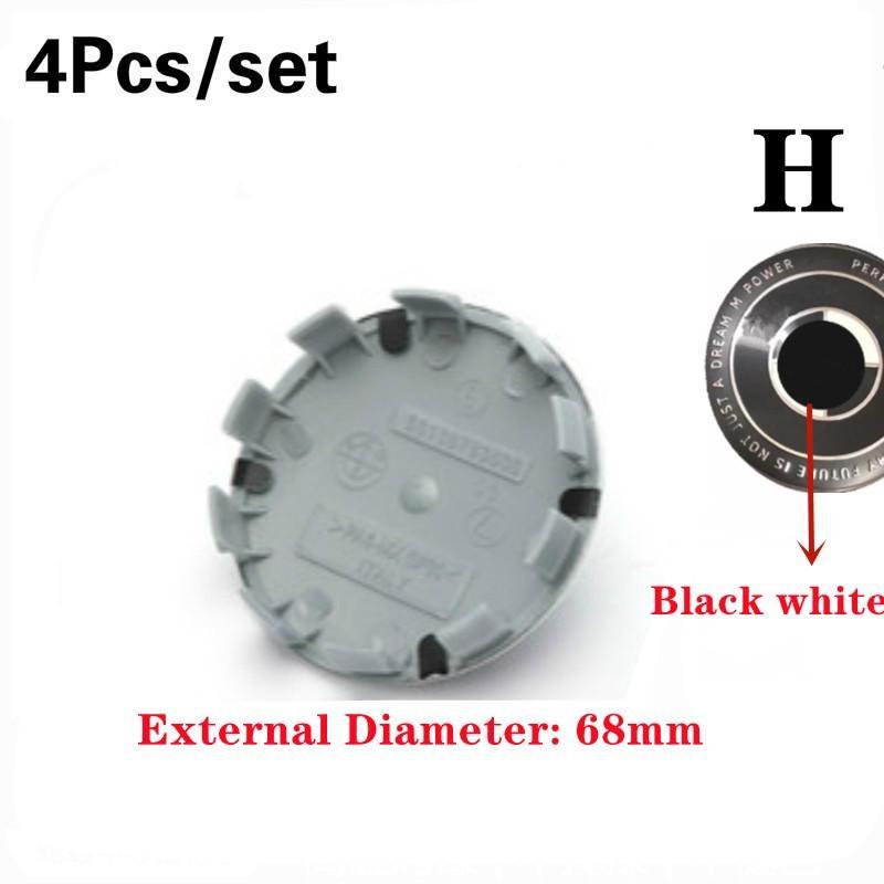 

4 шт. 68 мм 10-контактный авто центр колеса ступицы колпаки обод колпаки крышки логотип значок для X1 X3 X5 X6 E46 E30 E39 E34 E60 E36 E38 M3 M5 H